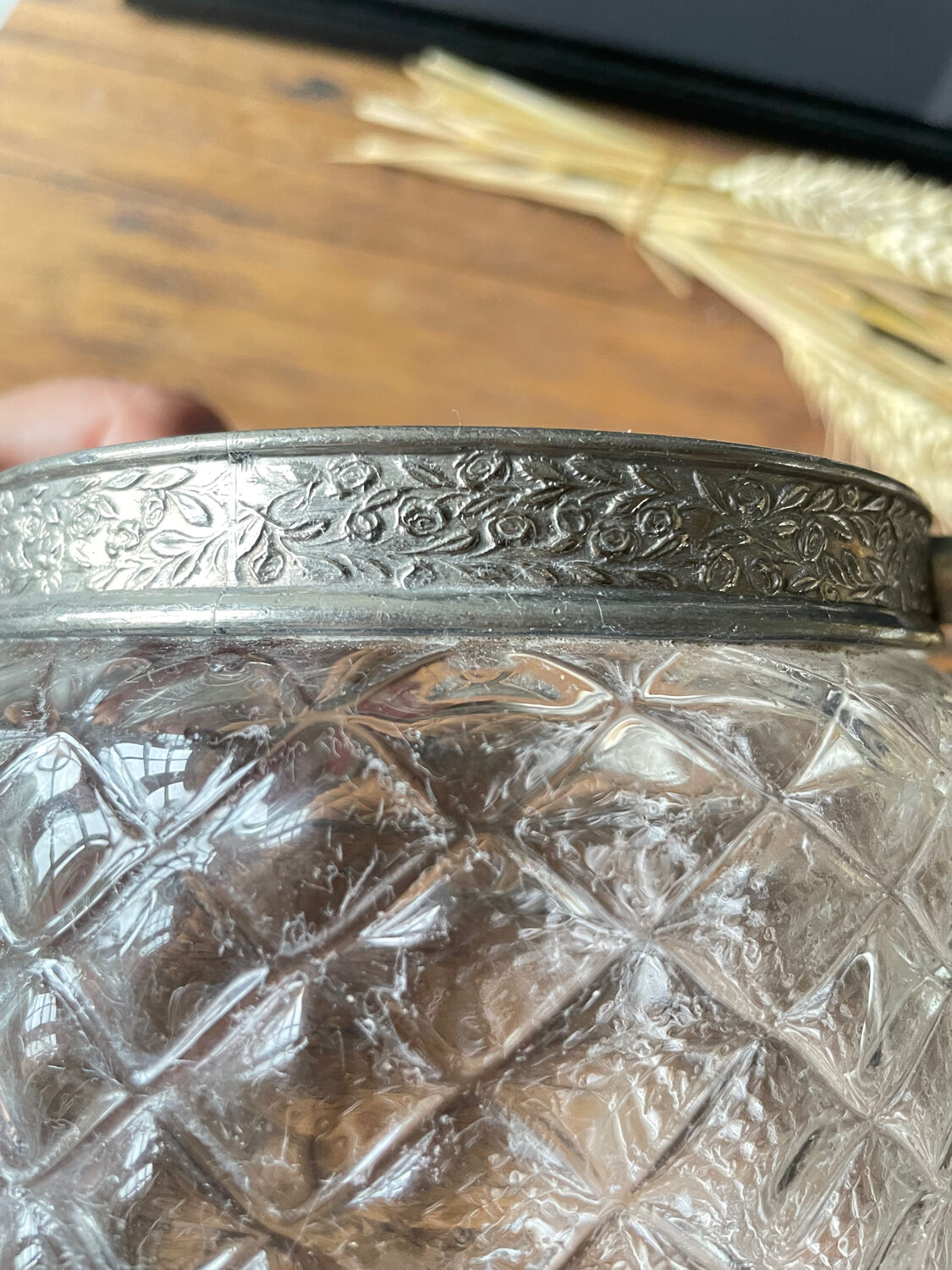 Antique cookie jar or ice bucket