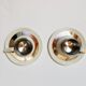 Pair of futuristic coffee cups by Carlo Giannini
