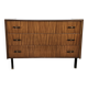 1960s teak three-drawer chest of drawers