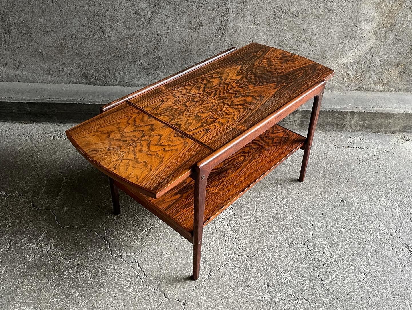 Scandinavian rosewood coffee table, 1960s