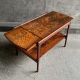 Table basse scandinave en palissandre, 1960s