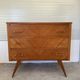 Vintage Scandinavian wooden chest of drawers – 3 drawers – 1960s