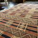19th-century antique carpet