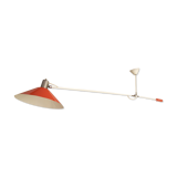 Anvia 60s rod lamp design J. Hoogervorst in the colors white and orange.