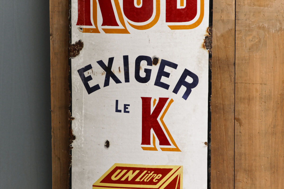 Enamelled plate XXL Bouillon Kub