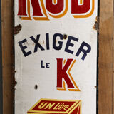 Plaque émaillée XXL Bouillon Kub