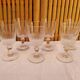 Baccarat - 6 old cut crystal port glasses