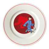Assiette Tintin, Le lotus bleu