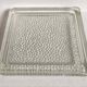 Nevada catch-all tray 1950s moulded glass Saint Gobain 20 x 20 cm