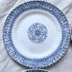Sarreguemines ironstone dessert plates, "Embroidery" model