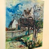 Impressionist oil on canvas by Gérard Jasseny
