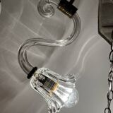 Wall lamp art-deco, italia, anni '30, mouth blown Murano glass style Barovier & Toso Wall lamp art-deco,