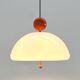 Suspension Saliscendi Orange by Elio Martinelli for Martinelli Luce, 1970