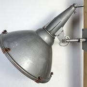Large Vintage Industrial Aluminium Factory Wall Spotlight, 1970s