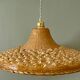 Vintag lampshade suspension in natural material