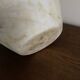 Mortier 19e néo classique en marbre blanc XXL