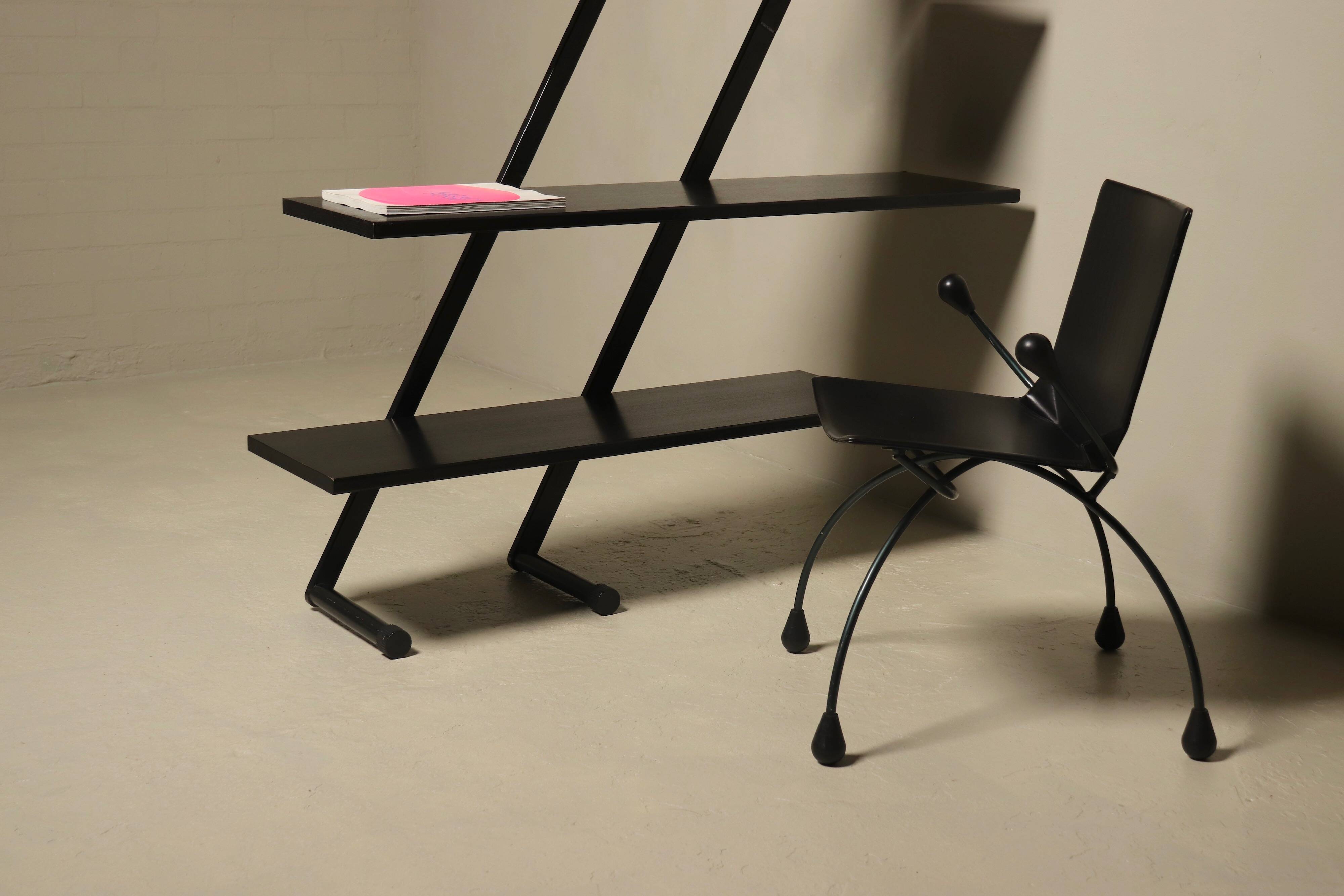 Postmodern Freestanding shelving Unit by Interlübke Germany 1980s