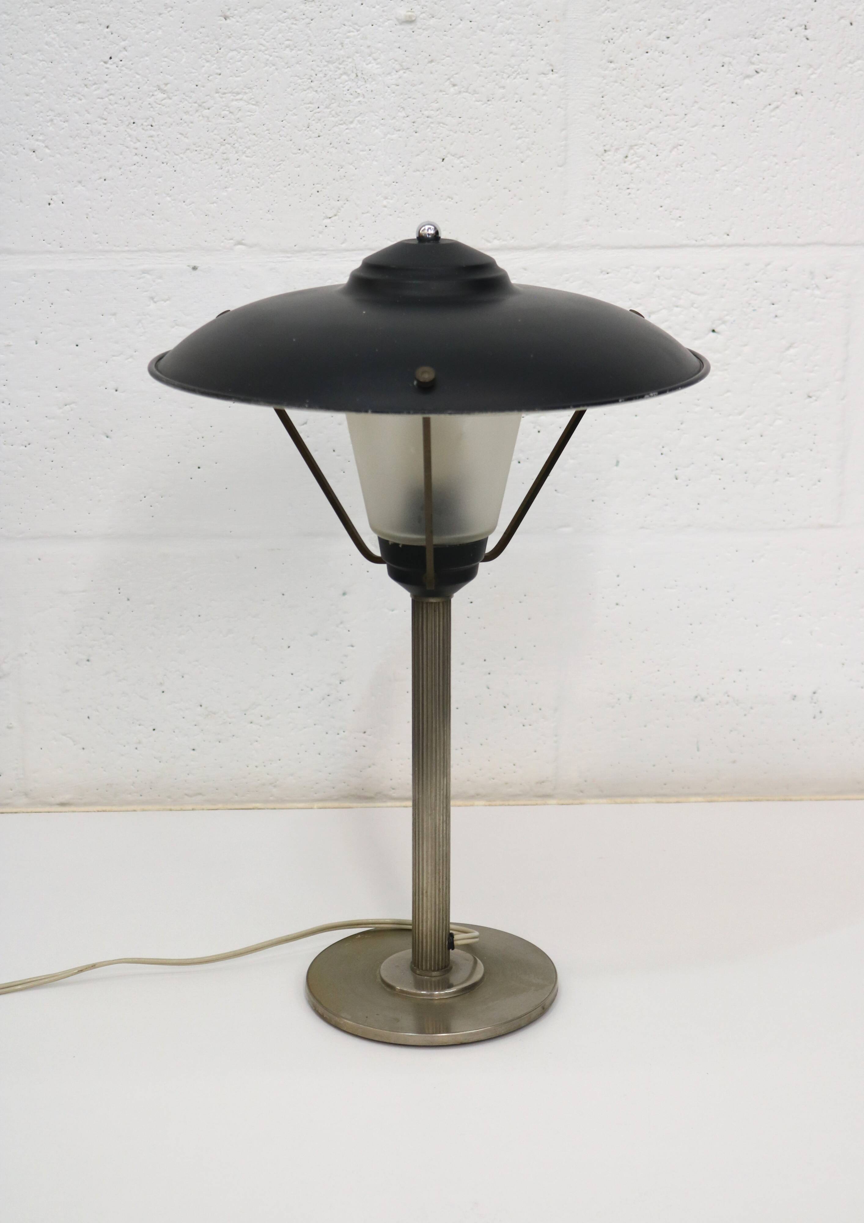 A striking modernist table lamp dating from the 1950s.