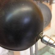 Lampadaire orbiter à balancier et contrepoids acier chromé sonnemans