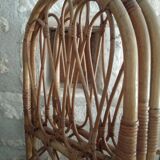 Vintage rattan screen