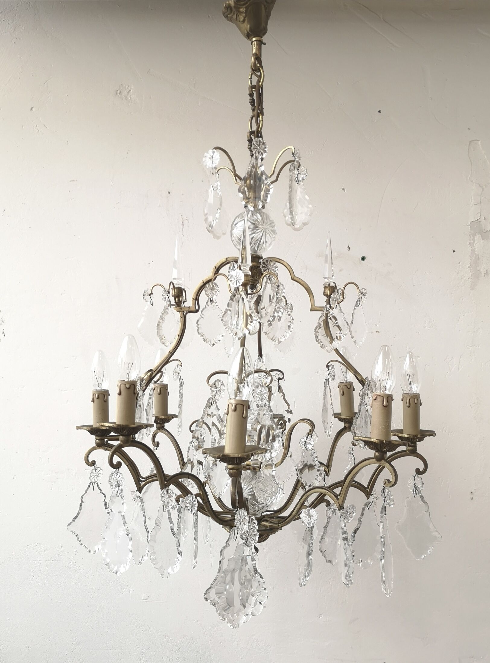 Lustre baccarat stamp cage 8 fires