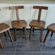 Set of 4 T chairs by Olavi Hanninen, 1960s