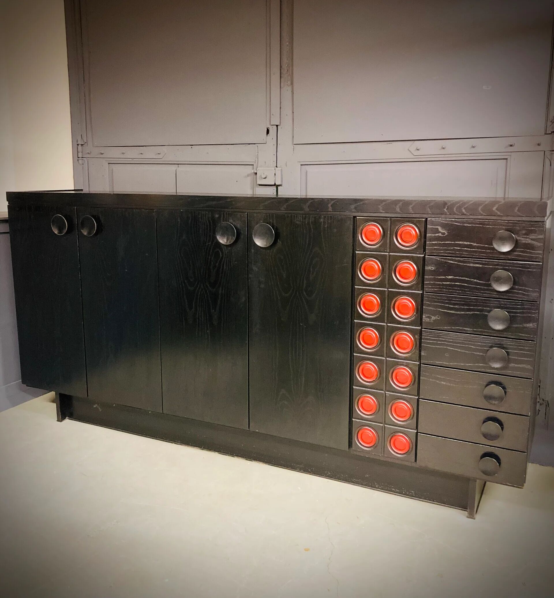 Vintage brutalist high-board 1970s