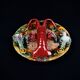 Lobster plate in Caldas da Rainha earthenware slip Palissy majolica