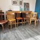 Series of 6 mismatched bistro chairs Mahieu and Luterma