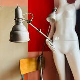 Pair of articulated industrial lamps 1950