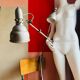Pair of articulated industrial lamps 1950