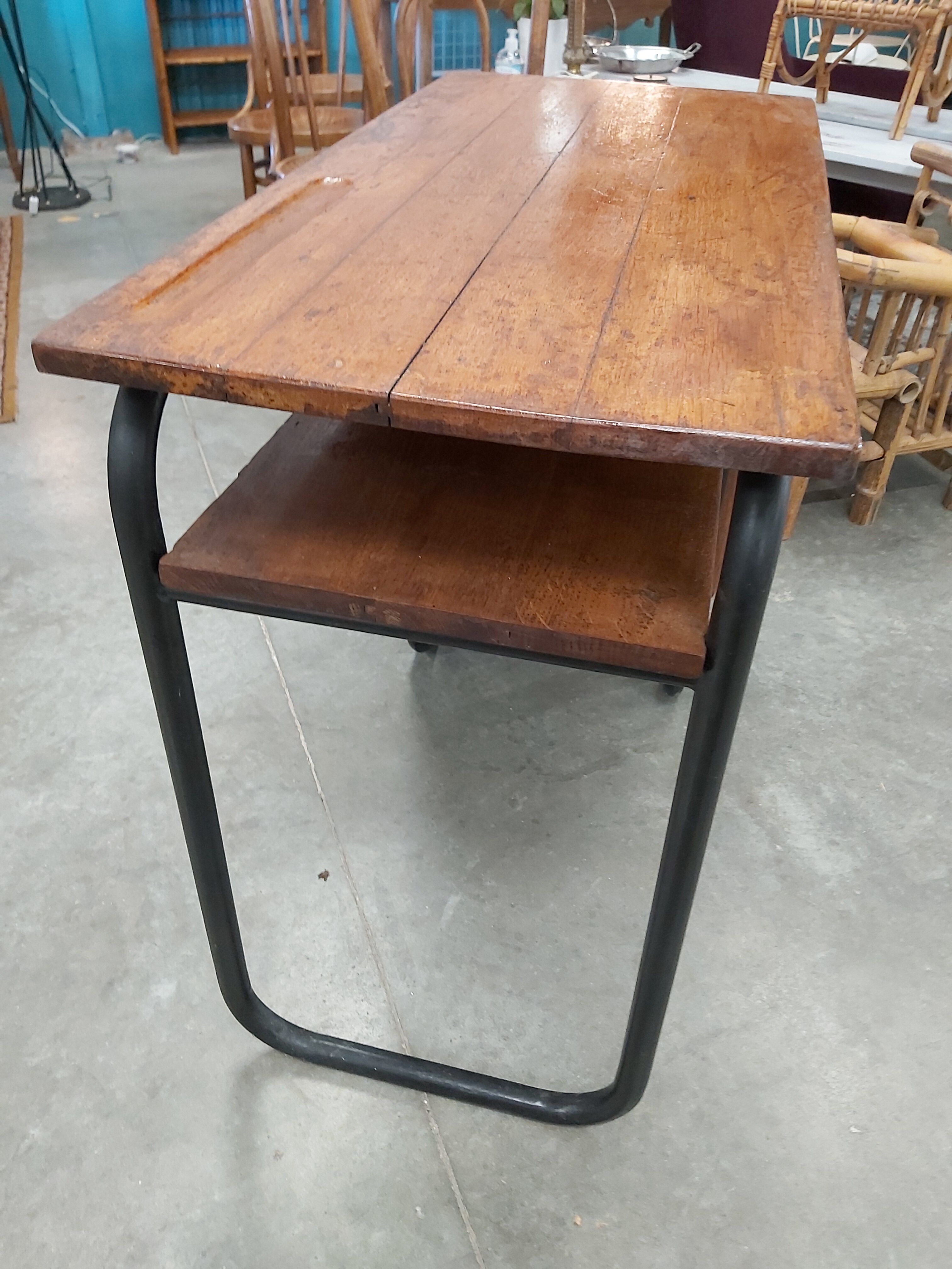 Oak school desk