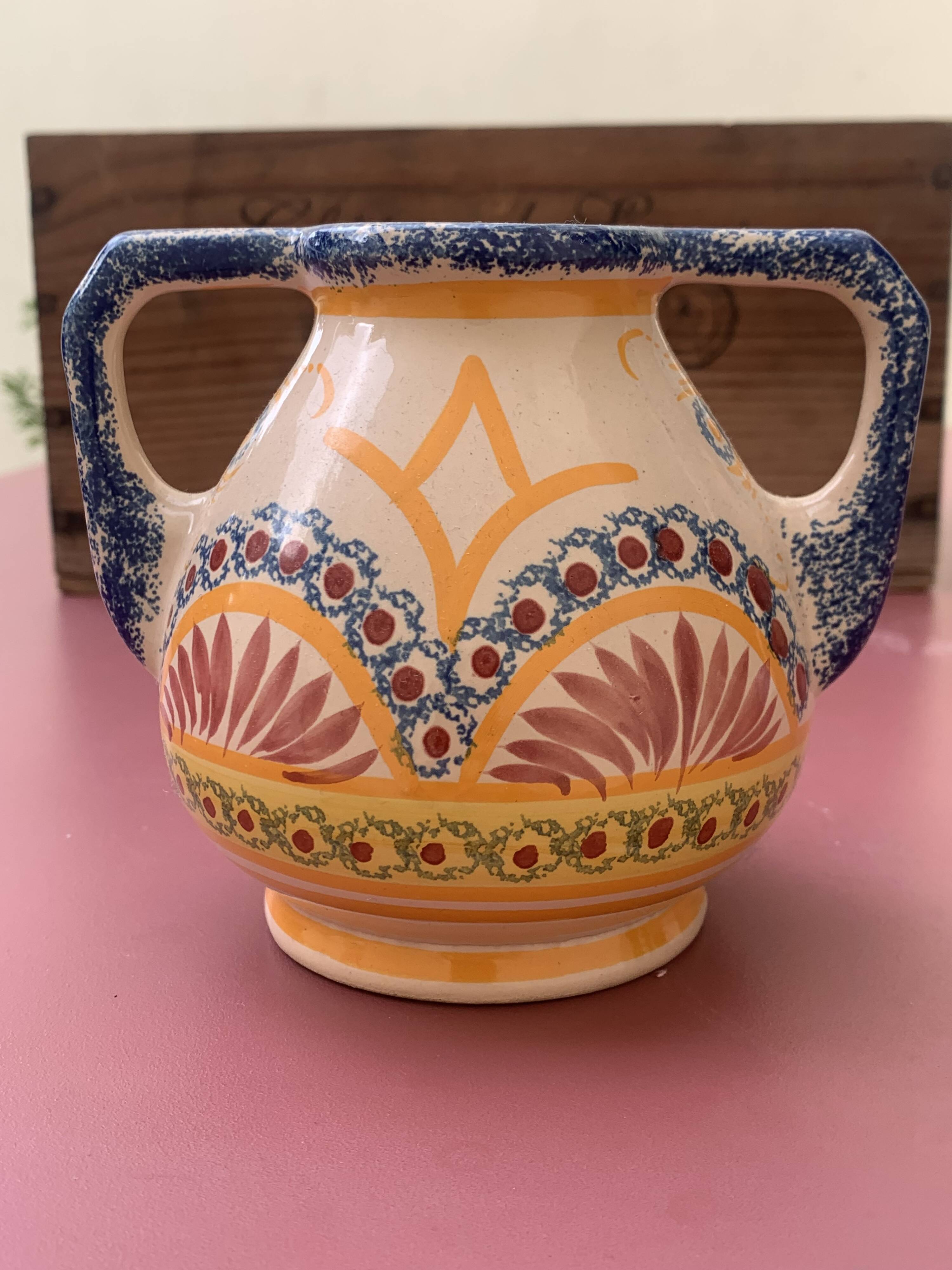 Small vintage vase Henriot Quimper