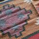 Kilim carpet in burlap and cotton. 120cm x 190cm