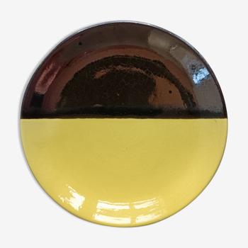 Vallauris two-tone plate Aegitna 1950s