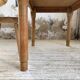 Oval farmhouse table oak 1960