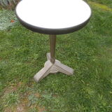 Round bistro table foot cast iron art deco