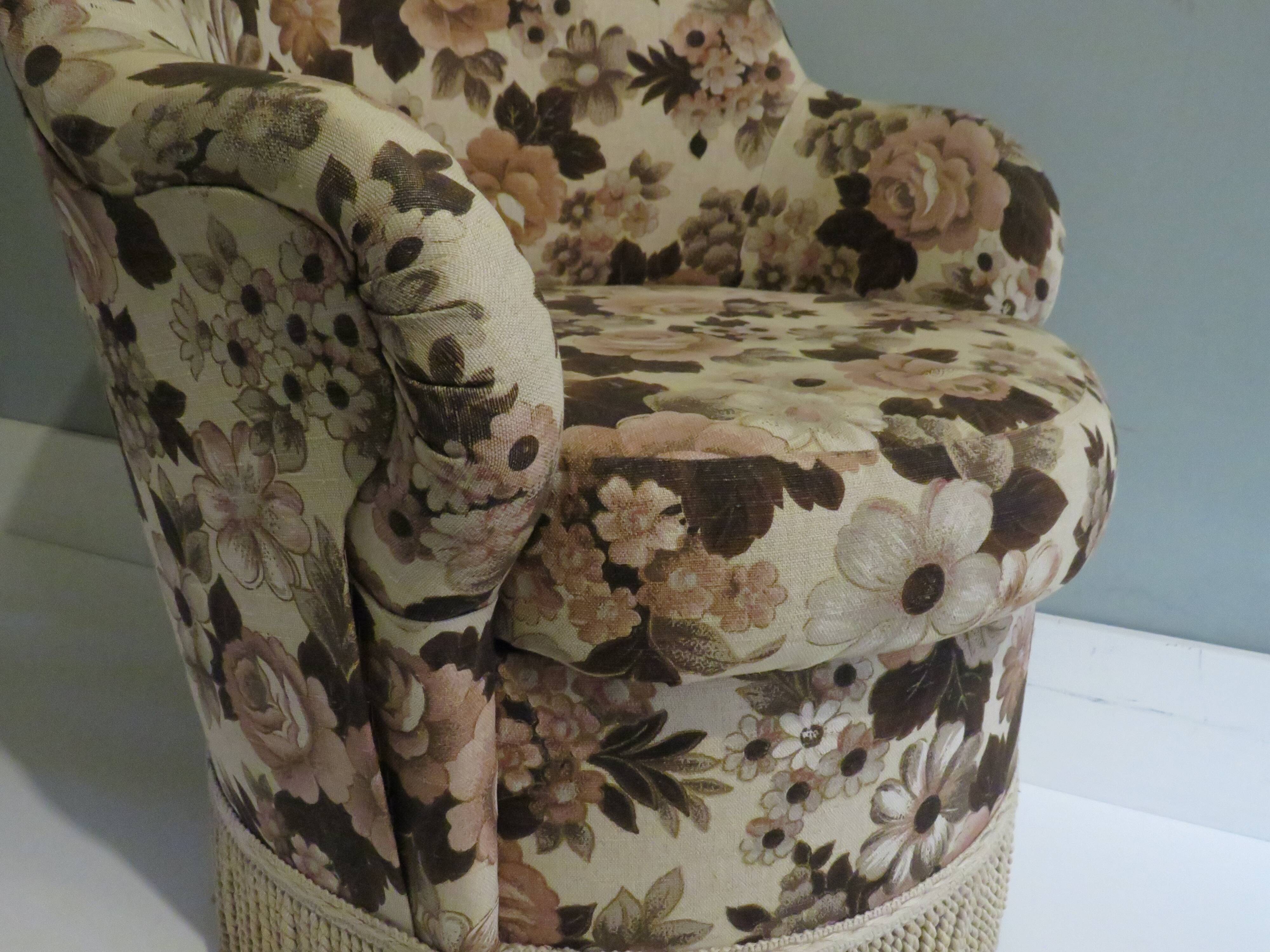 Vintage toad armchair, Belgium 60s
