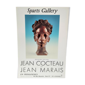 Affiche originale Jean Cocteau par Jean Marais années 80