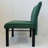 Vintage 1980s armchair in wool & steel