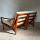 Canapé Banquette 2 places scandinave teck Kirsten & Sven E. Jensen
