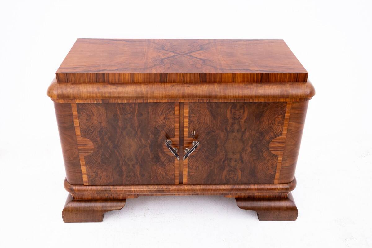 Art Deco chest of drawers, Poland, 1940s.