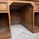 Counter or desk in oak from the 1950s.