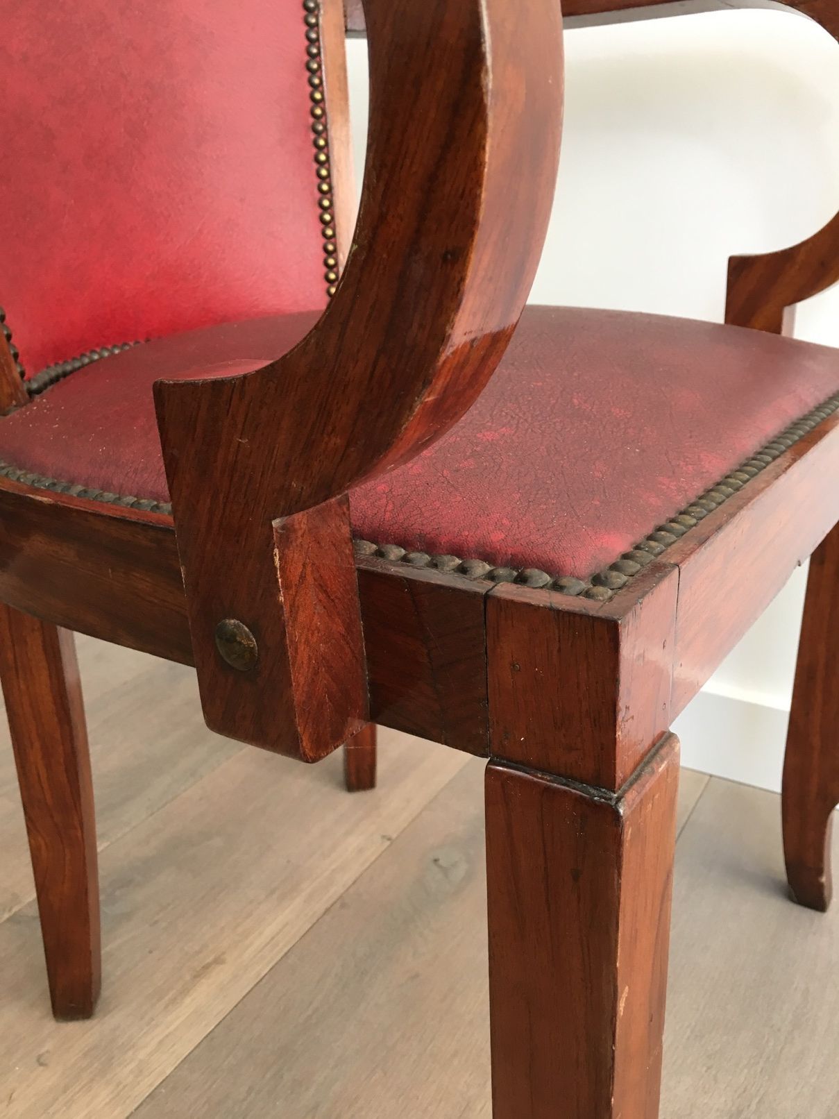 Rare set of 8 Art Deco armchairs.