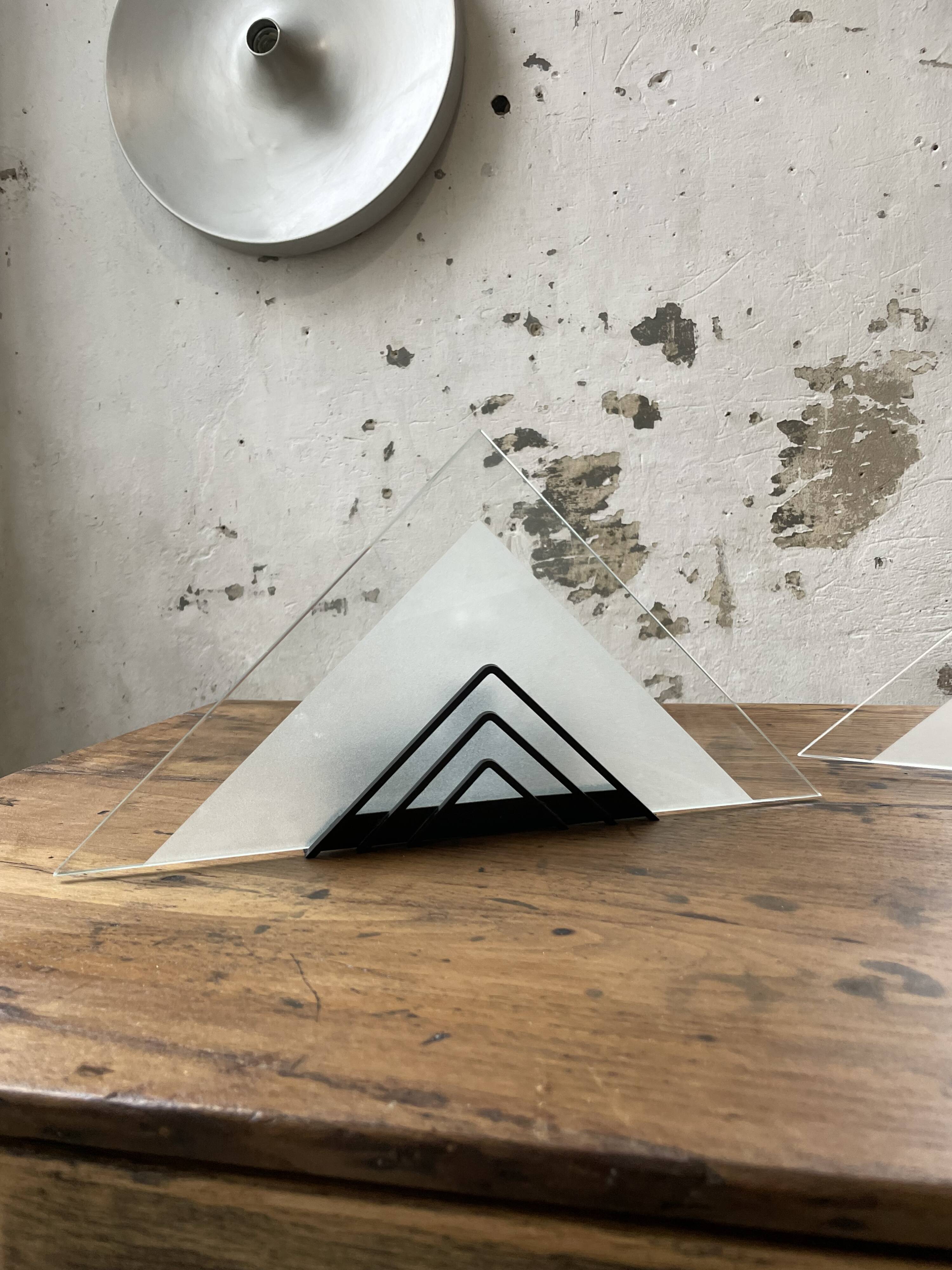 Pair of 80s wall lights