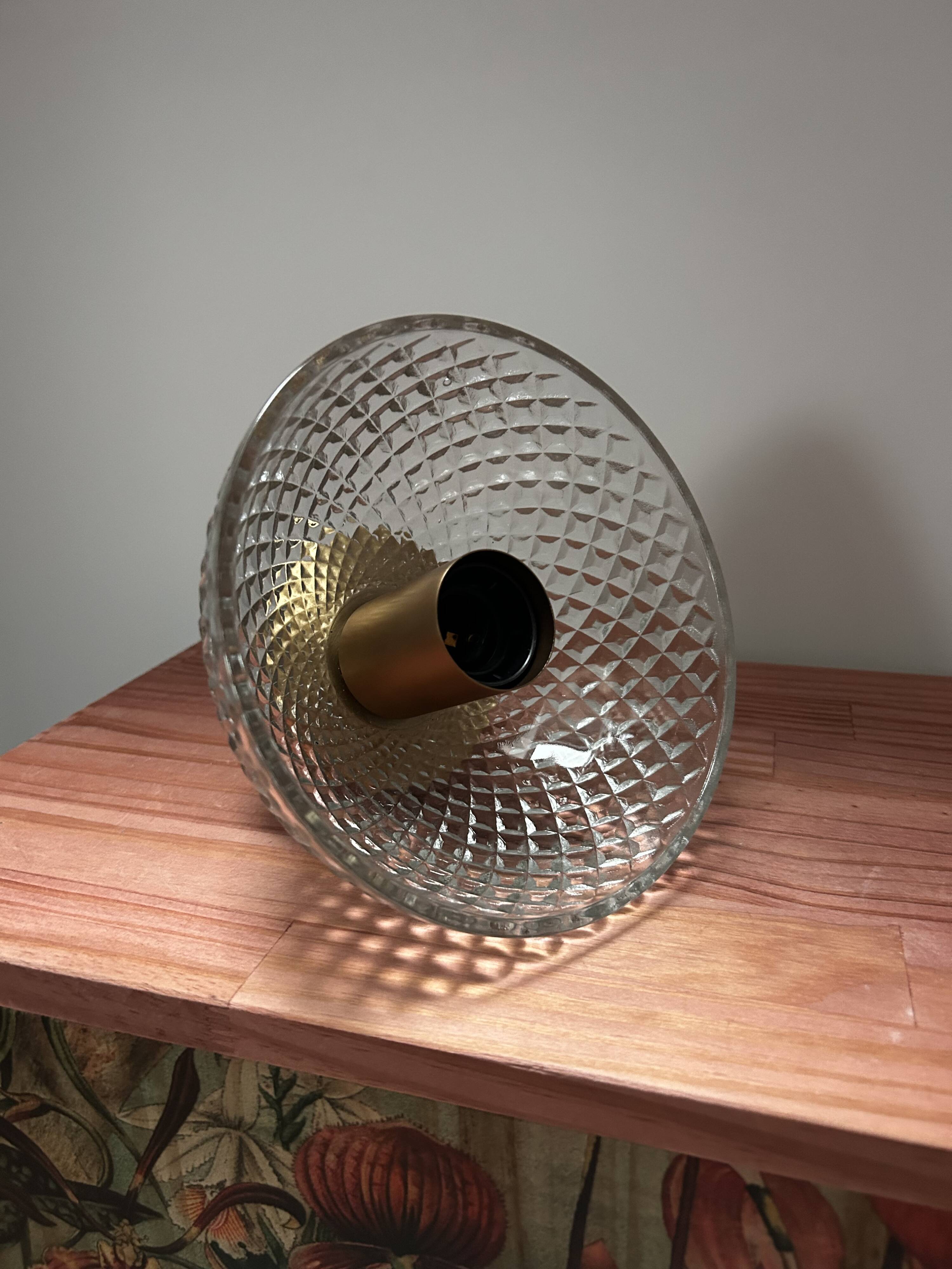 Vintage globe wall light
