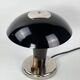 Lampe de chevet vintage Bauhaus en bakélite marron et chrome, 1930