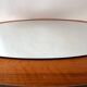 Mid-century wall mirror, oval mirror, Scandinavian design