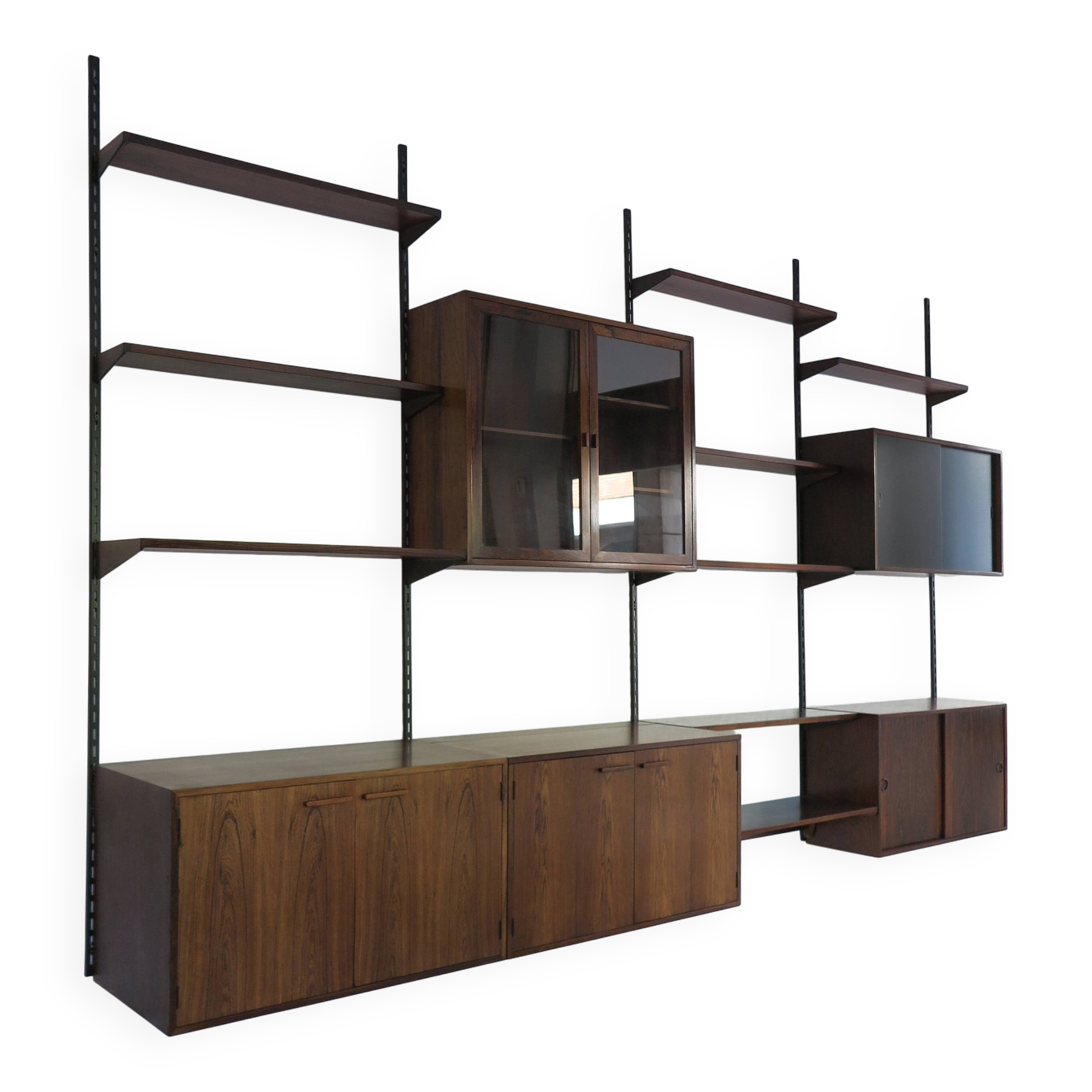 Kai Kristiansen Scandinavian shelving system, Denmark 1960s