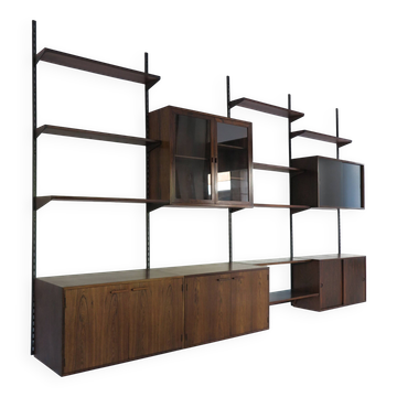 Système d'étagères scandinave Kai Kristiansen, Danemark années 1960